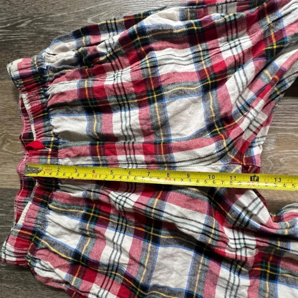 Old Navy Pajama Joggers Womens S Tall Red Plaid Flannel Sleep Pants Loungewear